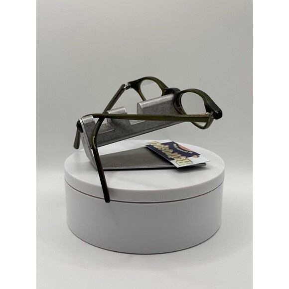 Vintage Y2K Eyeglasses | NOS | Tiny Lens Style Green Plastic Frame Made in Japan - Picture 9 of 10